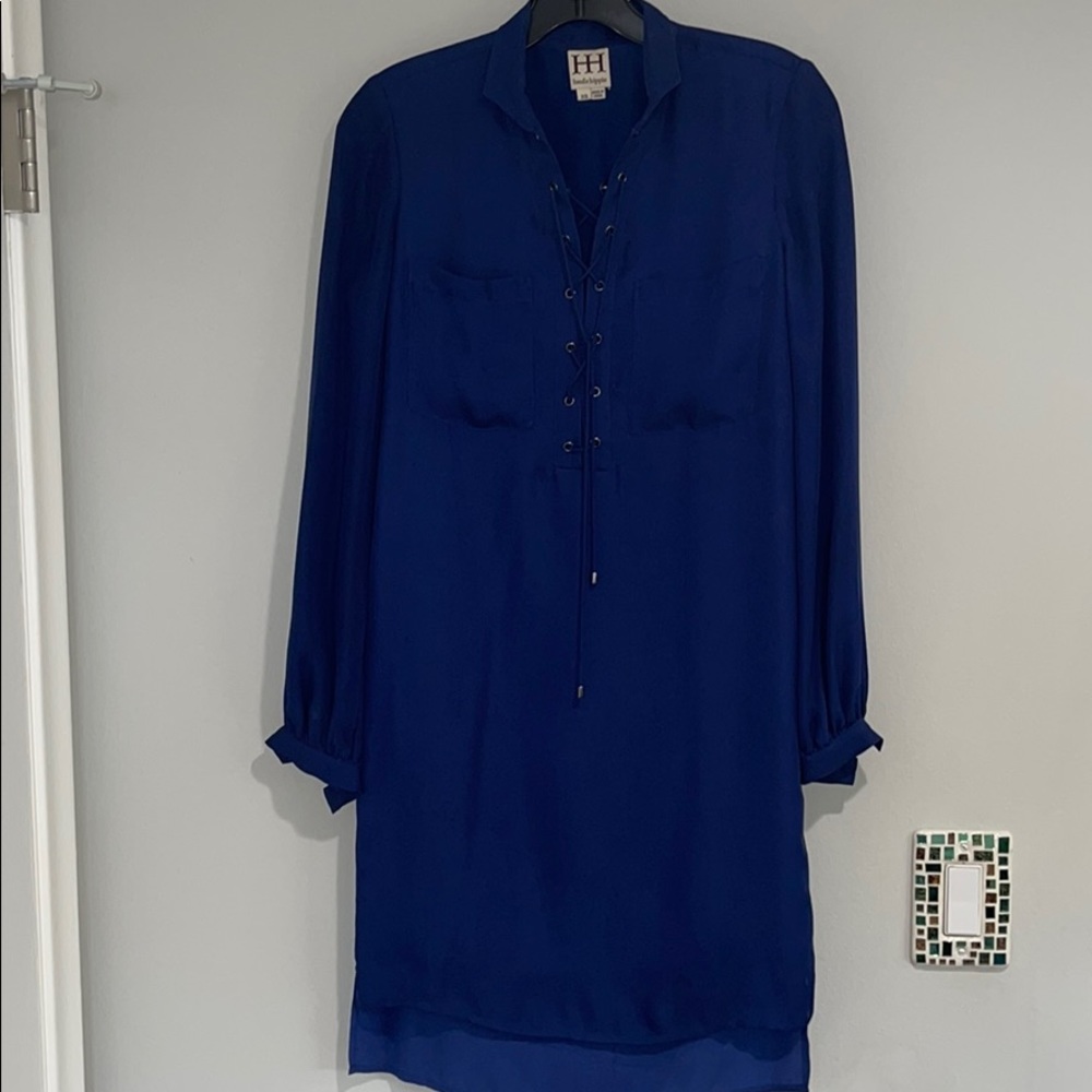 Haute Hippie long dress shirt dress